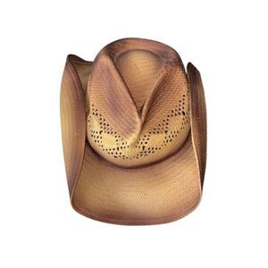 Peter Grimm Raffia Straw Cowboy Hat